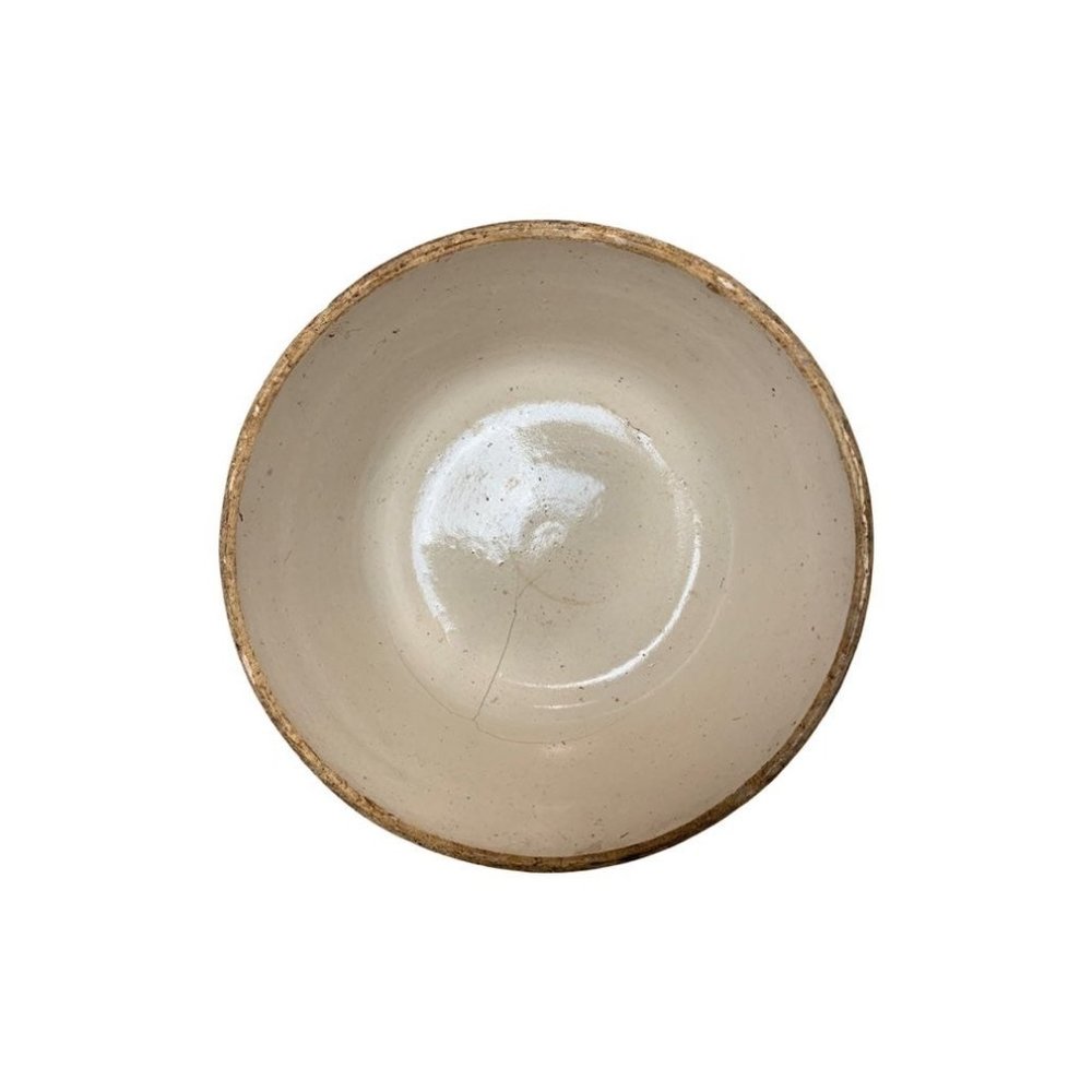 Antique Crock Pottery Salt Glazed Mixing